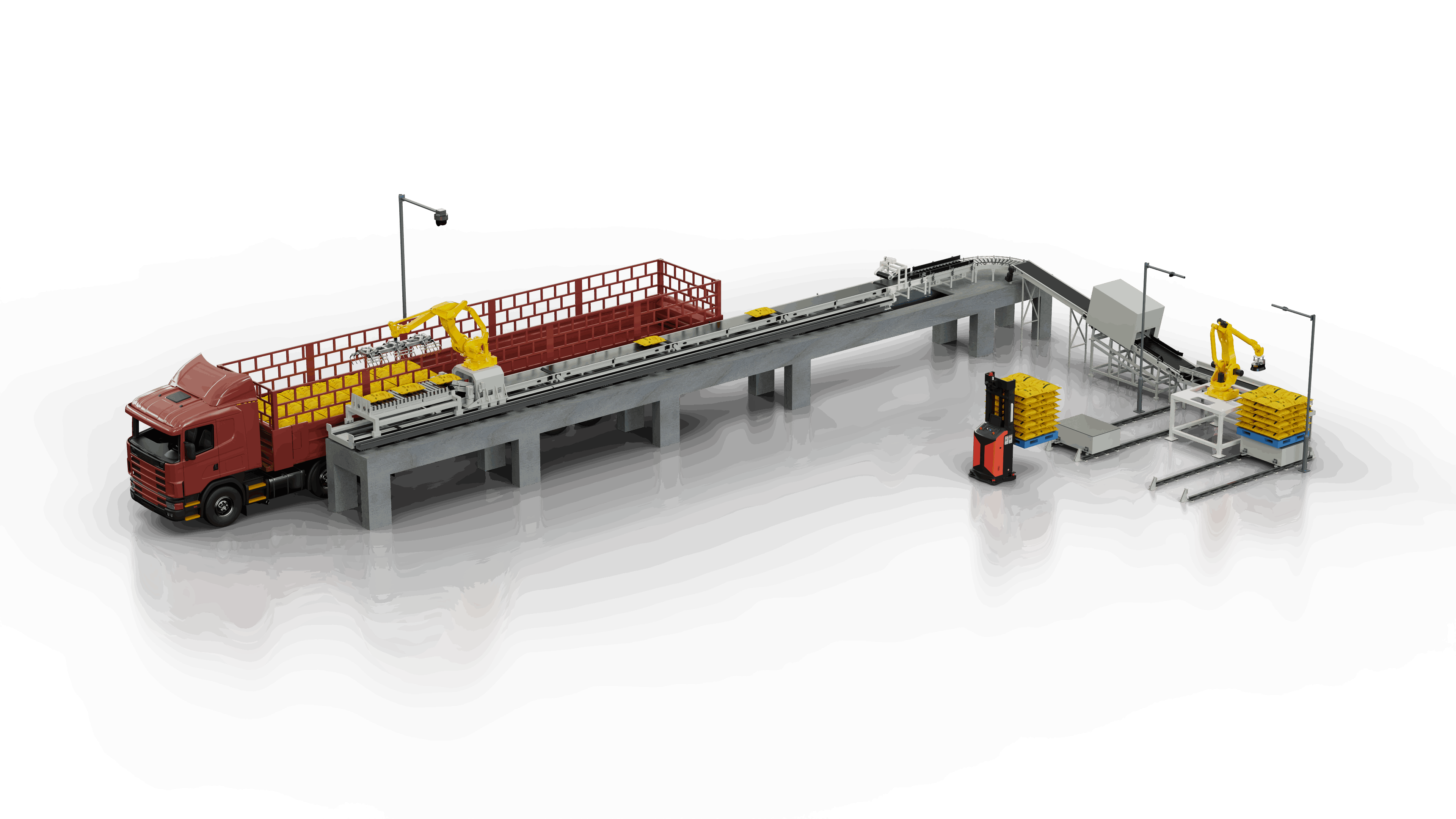 QRLS-1R3J-1RU-E900 智能机器人拆垛装车系统UE900